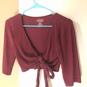 Intimately Free People Wrap Crop Top